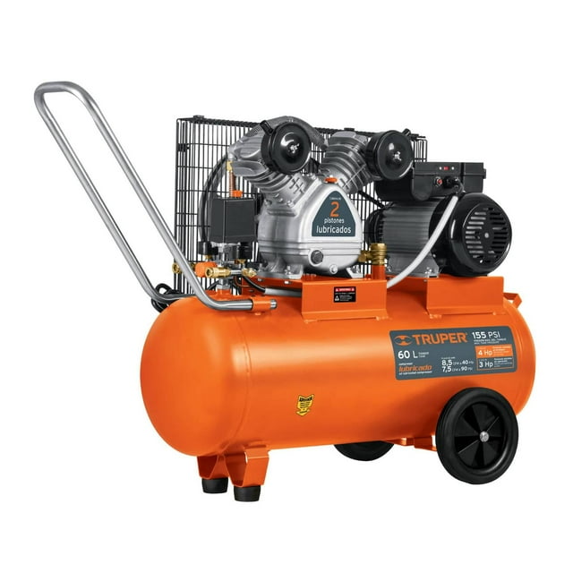 Compresor 60 Litros Lubricado De Banda Truper Truper COMP-60LB