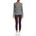 thumbnail image 3 of Time and Tru Women's Thermal Top with Long Sleeves, 3 of 5
