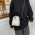 thumbnail image 2 of Beautynvta Small Sling Crossbody Bag for Women, Casual Small Square Bag, Canvas Shoulder Bag with Adjustable Strap, Lightweight Handbag for Outdoor Travel, White, 2 of 6