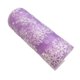 thumbnail image 1 of Rollo de tul navideño con copos de nieve de 15 cm y 10 yardas, cinta de organza brillante con copos de nieve para decoración navideña, envoltura de regalos y decoración de fiestas (lavanda)., 1 of 7