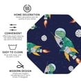 thumbnail image 4 of Balery 4 Pcs Astronaut Dinosaur And Spaceleather Coasters Set, Drink Table Cup Coasters For Living Room Kitchen Coffee Decor, 4 of 9