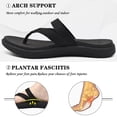 thumbnail image 3 of Sandalias ortopédicas COFACE tipo flip flop con espuma viscoelástica y soporte de arco, 3 of 7