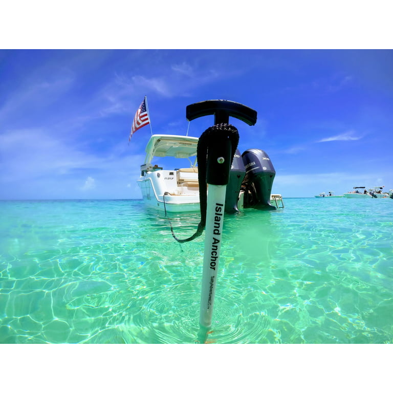 Island Anchor - 1 x 8' - 2 Piece - Shallow Water Anchor Pole 