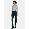 thumbnail image 3 of Time and Tru Women's Skinny Ponte Knit Pants, 29" Inseam, Sizes XS-XXXL, 3 of 5