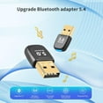thumbnail image 5 of Bluetooth Adapter for PC, Bluetooth 5.4 Dongle Receiver, Taillight Design, Plug and Play, EDR & BLE, Supports Windows 11/10/8.1/7, Suitable for Desktop, Laptop, Headset, Keyboard, Mouse, Speaker, 5 of 6