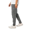 thumbnail image 2 of Jack & Jones Ace Tucker Tapered Cargo Trousers, Grey, 2 of 5