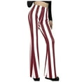 thumbnail image 1 of B91xZ Pantalons pour Femmes Tendance Décontracté Large Jambe Confortable Yoga Sweatpants, Rouge TG, 1 of 5