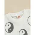 thumbnail image 5 of Bagilaanoe Newborn Baby Girl Boy Romper Tops Eight-Diagram Print Long Sleeve Bodysuit 6M 12M 18M 24M Infant One Piece Jumpsuit, 5 of 7