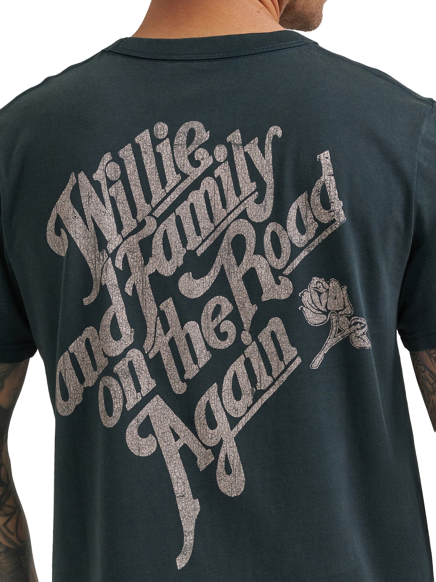 Wrangler® Men's Short Sleeve Willie Nelson Graphic Tee, S-3XL