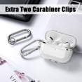 thumbnail image 4 of Upgrade Clear Carrying Case for AirPods Pro Case 2019, Air Ripple Protective TPU Cover, 4 of 4