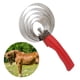 thumbnail image 4 of Peine de curry de acero inoxidable cepillo de caballo de acero inoxidable peine de curry de caballo peine de curry de acero inoxidable para ovejas caballos vacas aliviar la ANGGREK  Otros, 4 of 8
