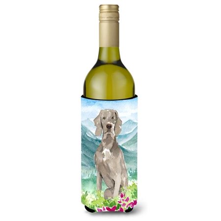 

Mountian Flowers Weimaraner Wine Bottle Beverage Insulator Hugger