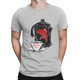 thumbnail image 5 of Camiseta de algodón vintage con estampado de "Un pez en la cafetera", de Twin Peaks, de manga corta y cuello redondo., 5 of 7