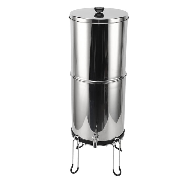 Système de Filtration d'Eau, Système de Filtration d'Eau 2.9GAL Acier Inoxydable pour Maison pour Camping