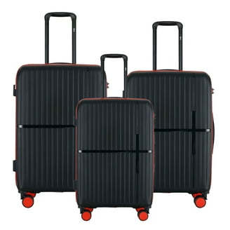 IZOD Expandable Luggage Set - 360 Dual Spinning Wheels - 3 Piece