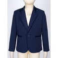 thumbnail image 3 of Eandarui Kids Boys Long Sleeve Formal Suit Blazer Coat One-Button Gentleman Suit Jacket Outerwear for Navy Blue 12, 3 of 5