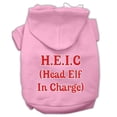 thumbnail image 1 of Head Elf Sweat à Capuche pour Animaux Imprimé Écran Rose Clair Taille TTG (18), 1 of 1