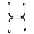 thumbnail image 3 of TEHAUX 2Pcs Strong Iron Folding Table Legs for Computer Desk Bed Table Easy Install, 3 of 8