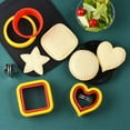 thumbnail image 4 of 3Pcs Sandwich Cutters Star Convenient Time Saving Sealer Multifunctional Crimper Household Kitchen Sandwiches Pies Square shape, 4 of 7