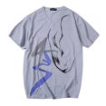 thumbnail image 1 of Camiseta moda Sunnimix Cuello en V Manga Corta Gray M, 1 of 8