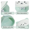 thumbnail image 3 of Cuenco para gatos, cuenco de alimentación de cerámica elevado para gatos, antivómitos, 3 of 6