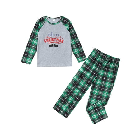 

Family Matching Christmas Pajamas Baby Romper/Tops + Pants Set
