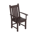 thumbnail image 3 of WestinTrends Malibu Outdoor Patio Dining Armchair, Dark Brown, 3 of 3