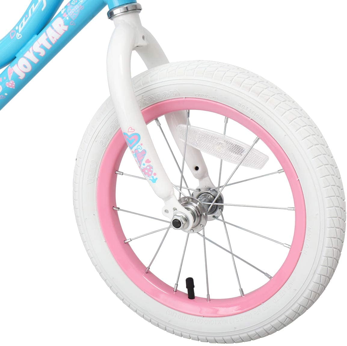 JOYSTAR Angel Girls Bike 18 Inch Kids Bike with Kickstand for 5-9 Years Old Girls,Toddler Bicycle,Blue