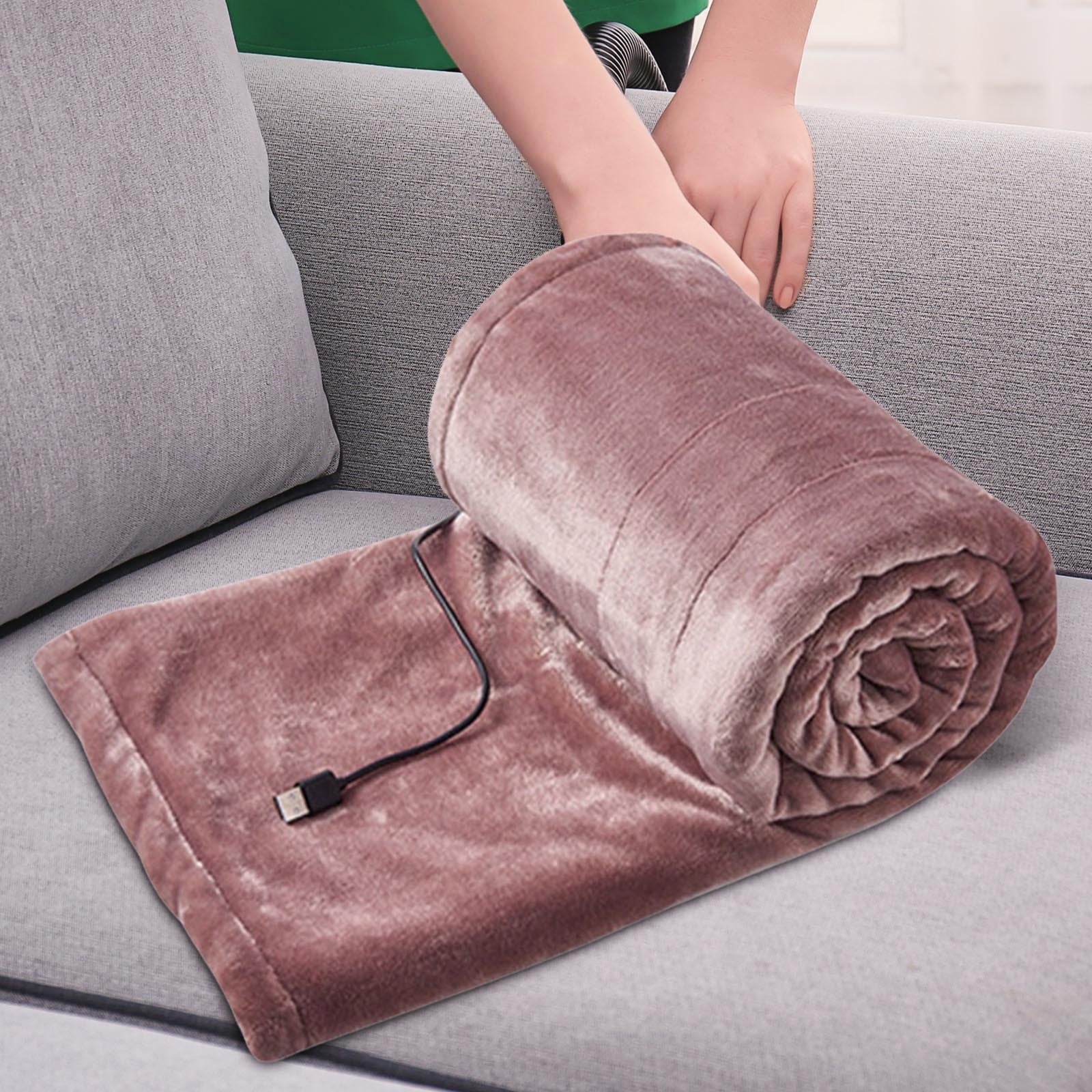 Boovnll Couverture Chauffante, Portable Usb Chauffage Rapide