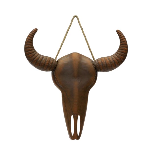 Better Homes Gardens Bull Wall Decor Rust Walmart Com
