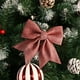 thumbnail image 5 of Christmas Day Gifts For Girls And Women Bow With Ponytail Holders Complete Your Cheerleader Outfit Uniform Strong Hair Ties Bands Elastics Two Packs, 5 of 6