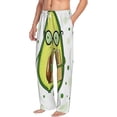 thumbnail image 2 of Balery Men'S Avocado With Glasses Pants,Sleepwear Pants,Pajama Pants,Pj Bottoms Drawstring And Pockets-Xx-Large, 2 of 9