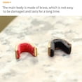 thumbnail image 4 of High Quality Nock Points Buckle Clip Brass Copper Positioning D Ring Bow And Arrow Brass Buckle For Bow String, 4 of 12