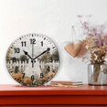 thumbnail image 2 of Yayeee 10" Wall Clock Battery Operated Quartz Round Silent Non-Ticking Home Decor,Halloween Pumpkin Field, 2 of 6
