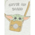 thumbnail image 2 of The Mandalorian Baby Yoda Baby Boy Bodysuits, 3-Pack, Sizes 0/3-24 Months, 2 of 4