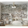 thumbnail image 6 of Tiptophomedecor Background & Patterns Wallpaper Wall Mural - Old Weathered Grey Brick Wall, 6 of 8