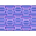 thumbnail image 1 of Ahgly Company Indoor Rectangle Patterned Purple Mimosa Purple Area Rugs, 6' x 9', 1 of 1