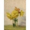 thumbnail image 3 of Edward Herbert Barnard 11x14 Black Modern Framed Museum Art Print Titled - Still Life with Bouquet of Yellow Flowers (1887), 3 of 5