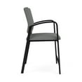 thumbnail image 2 of Pemberly Row Fauteuil de Réception Grand à Hanches de 24,5 Po en Tissu, Gris/noir, 2 of 5