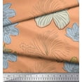 thumbnail image 2 of Soimoi Poly Georgette Fabric Lily Flower Printed Craft Fabric by the Yard 42 Inch Wide, 2 of 3