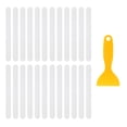 thumbnail image 1 of Unique Bargains 24pcs Non-Slip Bathtub Stickers, Clear Shower Stickers with Scraper for Bath Tub Shower Stairs, 1 of 5