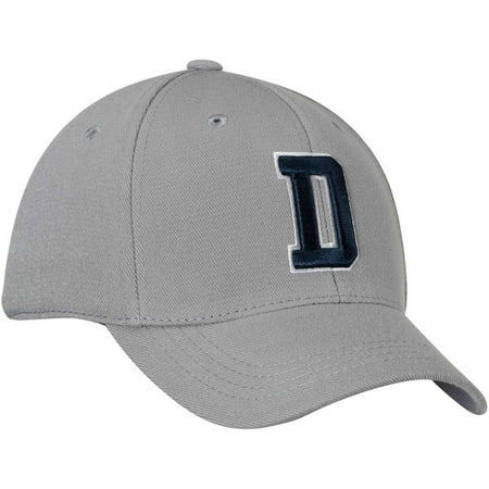 Flex Fit Pinstripe Hat - Dallas Cowboys NFL D Logo Hat Cap Gray Flex Fit Adult Men's S/M