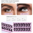 thumbnail image 5 of Happydeer 10 Pairs False Eyelashes Natural 3D Effect Multi-layer Thick Waterproof Eyes Make Up Long Lasting Fluffy Fake Eyelashes Make Up, 5 of 13