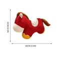 thumbnail image 3 of Euahivb Year of the Horse Plush Toy Pillow 16.5 x 23.6 Inch Soft Stuffed Animal Throw Cushion for Kids Bedroom Living Room Holiday Festive Decor, 3 of 3