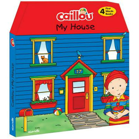 Caillou, My House : 4 Chunky Board Books to Learn New (Best Way To Learn New Words)