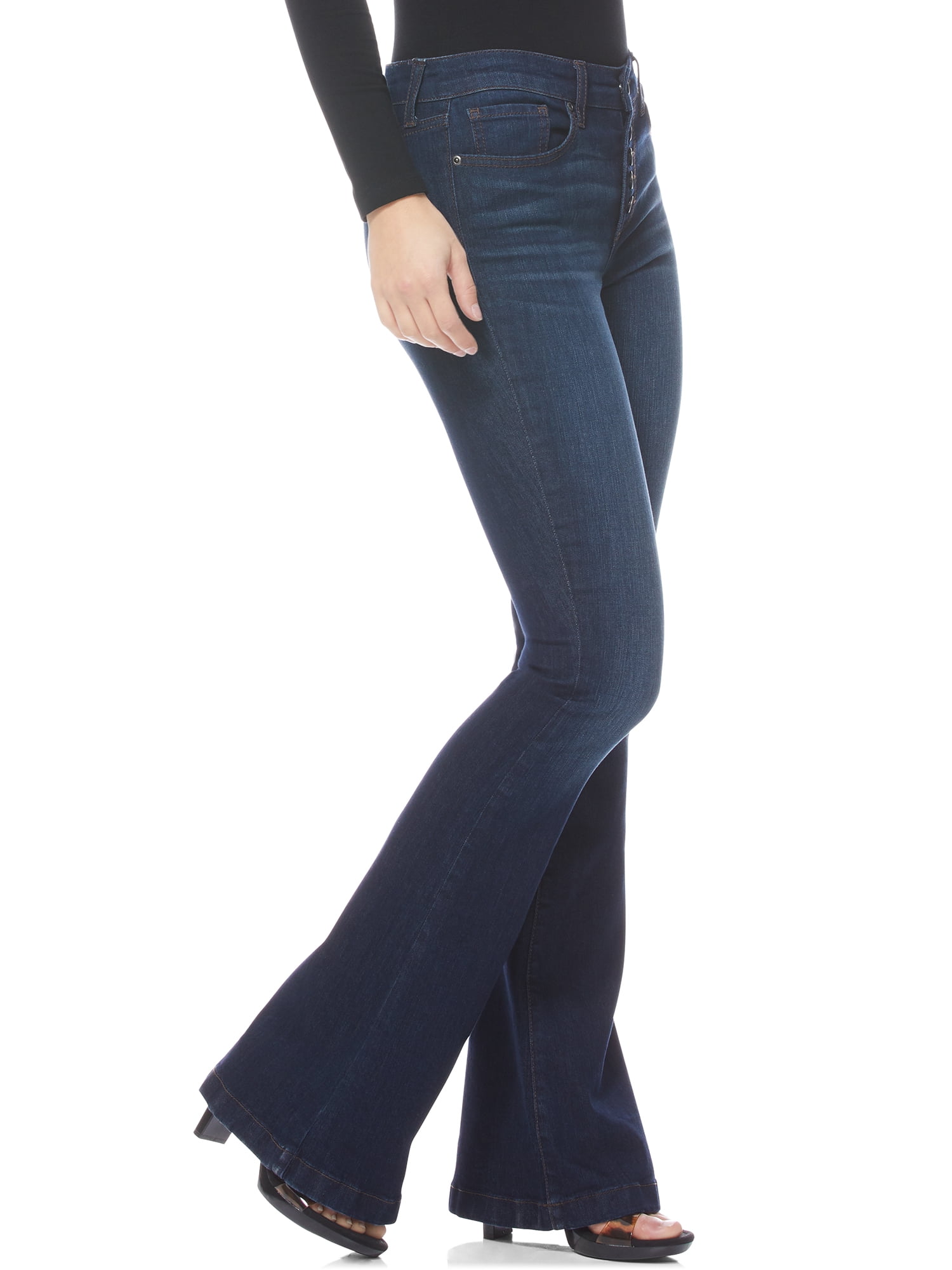 Sofia Jeans by Sofia Vergara Melisa High Rise Flare, Size 16 Short, Denim  Blue - Helia Beer Co