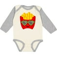 thumbnail image 3 of Inktastic French Fries Funny Fry Lover Boys or Girls Long Sleeve Baby Bodysuit, 3 of 5