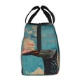 thumbnail image 2 of Lsque Blue Watercolor Duck Pattern Lunch Bag Women/Men Insulated Lunch Box,Small Leakproof Cooler Food Lunch Containers Reusable High Capacity Lunch Tote Bags, 2 of 6