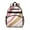 Pink White Gold, variant on Blue Gold Marble Pattern Backpack for School,Cute School Bag,Schoolbag with Adjustable Shoulder Straps & Padded Back,15.25"x11.5"x5.25"