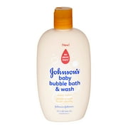 Johnson's Sweet Melon Baby Bubble Bath & Wash, 15.0 FL OZ